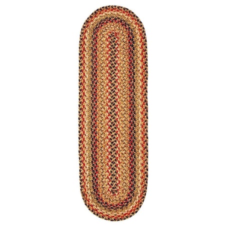 Homespice Decor Kingston Hudson Jute Braided Rugs - Table Runner - Oval 571090
